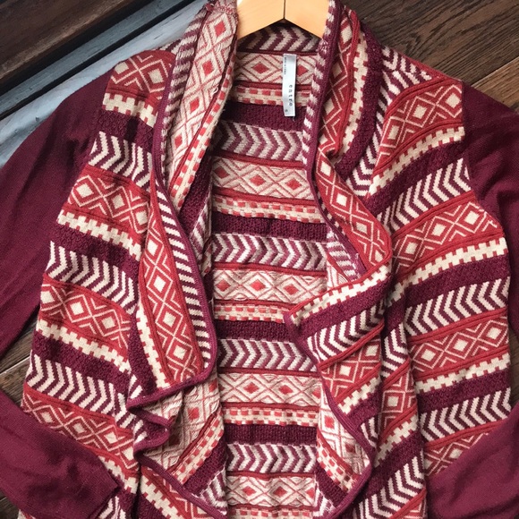 Entro waterfall cardigan kimono Aztec oversized - Picture 2 of 5